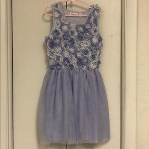 Girls fancy purple dress